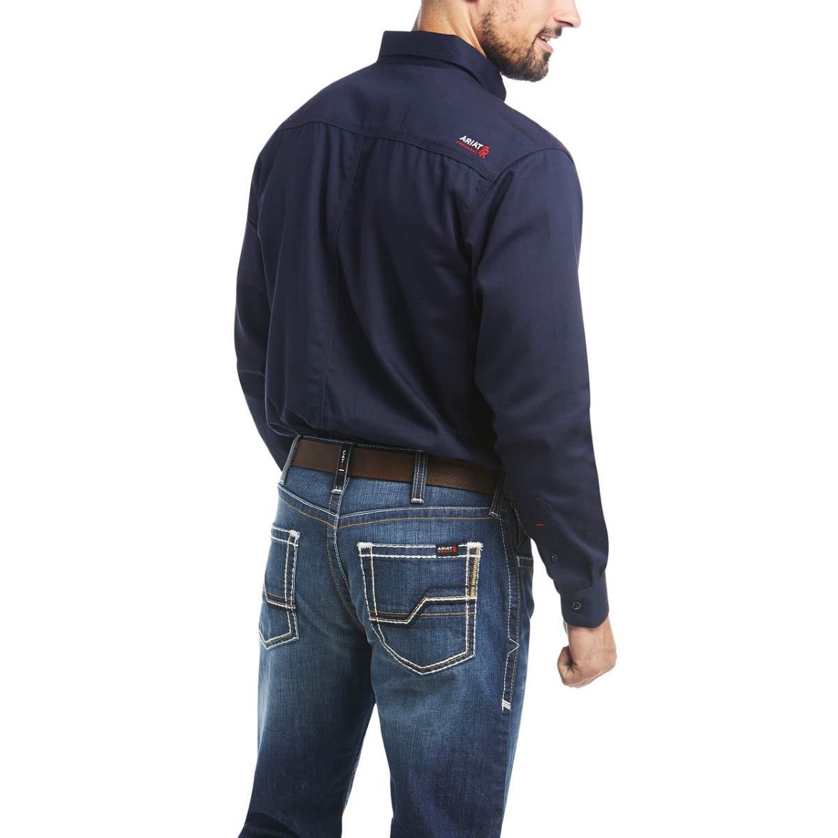 Ariat FR Solid Work Shirt in Navy